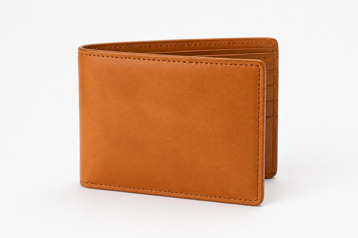 Leather wallets manufactured for export